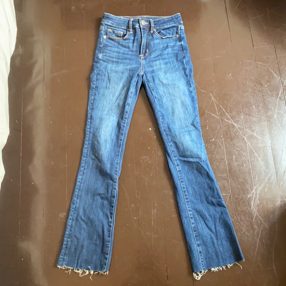 High rise kick flare jeans!